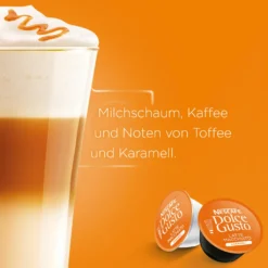 Nescafé® Nescafé Dolce Gusto Caramel Latte Macchiato, Karamell, Kapseln, Kaffeekapsel, Café, Coffee, Kaffee, 16 Kapseln (8 Portionen) -AromaKaffee Angebote Store 4ef168a89eb3bfbe9b107765d6c11e6c