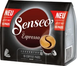 SENSEO Espresso Kaffee Pads 5er Pack - 5 X 16 Getränke -AromaKaffee Angebote Store 5012a7774fd9ea02755d8a49cea40a19