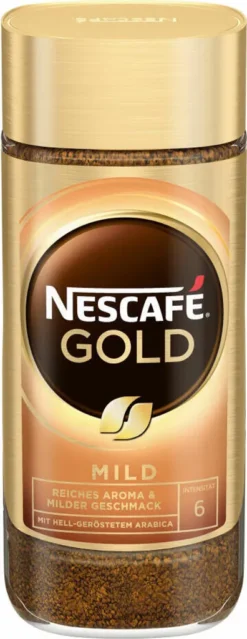 Nescafé® Nescafé Gold Mild | Löslicher Kaffee | 200g-Glas -AromaKaffee Angebote Store 5180226be044506d72c5d1b5cde922e5