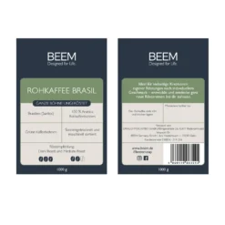 Rohkaffee Kaffeebohnen Ungeröstet Brasil Arabica Bohnen Kraftvolles Aroma 1000g -AromaKaffee Angebote Store 53e79b667608232e1fd60df83ced8d65