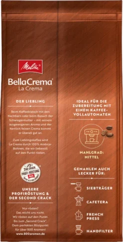 MELITTA Ganze Kaffeebohnen BellaCrema LaCrema 1100 G Vollmundig Ausgewogen -AromaKaffee Angebote Store 540fd0a300275a9f2db8a74a6a73f5cb