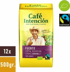 Café Intención Ecológico Fuerte | Fairtrade | Gemahlen | 500g -AromaKaffee Angebote Store 5716b460bbb6a22097643994ddb6d20f