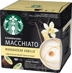 Nescafé® Nescafé Dolce Gusto Starbucks Vanilla Latte Macchiato, Milchkaffee, Kaffeekapsel, Röstkaffee, 6 Portionen