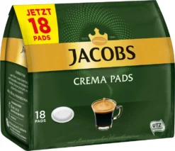 JACOBS Pads Crema Classic 270 Getränke - 15x18 Kaffeepads Senseo Kompatibel 9 JACOBS Pads Crema Classic 270 Getränke - 15x18 Kaffeepads Senseo Kompatibel -AromaKaffee Angebote Store 5aa9f5ed68a31f5393c0354a07774f3b
