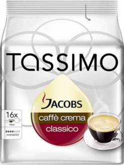 Tassimo Jacobs Caffè Crema Classico | 16 T Discs, Kaffeekapseln -AromaKaffee Angebote Store 5c4fff3e65c4ad237fafa2141508e7ca