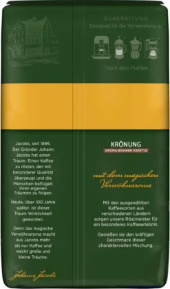 JACOBS Kaffeebohnen Krönung Aroma-Bohne Kräftig 12 X 500 G Ganze Bohne -AromaKaffee Angebote Store 5d25bed580b926b726c8c80d85834161 1