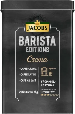 JACOBS Kaffeebohnen Expertenröstung Crema Mild Röstung Des Jahres 3 Kg Ganze Geröstete Bohnen + 1 Jacobs Barista Becher+ 1 Dose -AromaKaffee Angebote Store 5e853f903eaf078c0894072f0c78a4a8 3