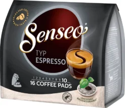 SENSEO Pads Typ Espresso Senseopads 160 Getränke Kaffeepads -AromaKaffee Angebote Store 5f8094639e1aa24897cd1fe4bf5ae0d2