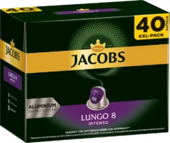 JACOBS Kapseln Lungo Intenso 5 X 40 Nespresso®* Kompatible Kaffeekapseln -AromaKaffee Angebote Store 5ffed38f268b5adcf1b22ac951b000a6