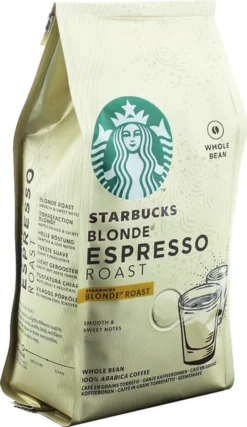 Nestlé® Starbucks Blonde Espresso Roast, Süsse Röstung, Ganze Bohne, 200 G -AromaKaffee Angebote Store 62244a18b3fb8062716ca2ba19ec1d88