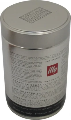 Illy Espresso Dunkle Röstung / Dark Roast | Gemahlen | 250g-Dose -AromaKaffee Angebote Store 6395d85ce0d3b574dc2c84131aae3757