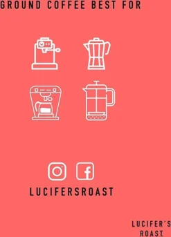 LUCIFER'S ROAST 4x1kg Espresso By KIQO Aus Italien - Starke Kaffeebohnen Für Kaffeevollautomaten Und Siebträger - Säurearm - 100% Robusta (ganze Bohnen, 4x1kg) -AromaKaffee Angebote Store 6429b91fd9f21a239b44254128dace34