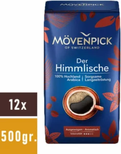 Kaffee-Sparpaket DER HIMMLISCHE Von Mövenpick, 12x500g Gemahlen -AromaKaffee Angebote Store 64fc8415667734c45e92efbeabfec6c7