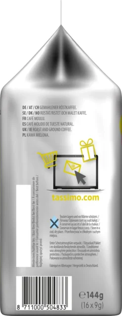 TASSIMO Jacobs Caffè Crema Intenso XL 5er Pack T Discs Kapseln 5 X 16 Getränke -AromaKaffee Angebote Store 661a3ff3d2f935dc1fa3a8ff279b6fba