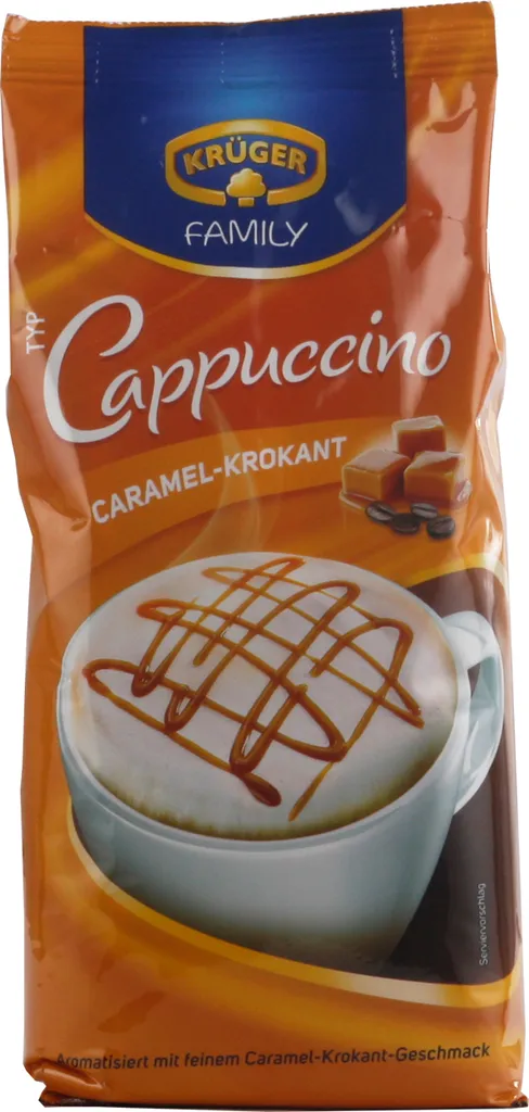 Krüger Family Cappuccino Caramel-Krokant | 500-g-Beutel 3 Krüger Family Cappuccino Caramel-Krokant | 500-g-Beutel – Bild 3