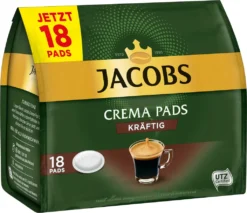 JACOBS Pads Crema Kräftig 270 Getränke - 15x18 Kaffeepads Senseo Kompatibel -AromaKaffee Angebote Store 696b0c3e8aabf5ac3b09c4f39b726a10