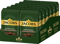 JACOBS Kaffeebohnen Krönung Aroma-Bohne Kräftig 12 X 500 G Ganze Bohne