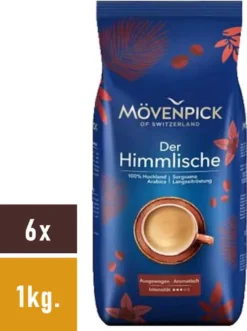 Kaffee-Sparpaket DER HIMMLISCHE Von Mövenpick, 6x1000g Bohnen -AromaKaffee Angebote Store 6ccb09ac48dd6922ff135dea3c1468ef