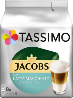 TASSIMO Kapseln Latte Macchiato Vielfaltspaket Discs 40 Getränke 5 Sorten Kaffee -AromaKaffee Angebote Store 6cded7abf0764aecef8832413aa84cee