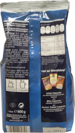 Krüger Family Cappuccino Classico | 500-g-Beutel -AromaKaffee Angebote Store 733806c9dc0c1e6c477842c44ab0770c