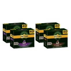 JACOBS Kapseln Nespresso®* Kompatibel 2 X 40 Lungo 8 Intenso + 2 X 40 Espresso 10 Intenso XXL-Pack - Insgesamt 160 Getränke 7 JACOBS Kapseln Nespresso®* Kompatibel 2 X 40 Lungo 8 Intenso + 2 X 40 Espresso 10 Intenso XXL-Pack - Insgesamt 160 Getränke -AromaKaffee Angebote Store 73c7c7f606a92b91115ff5429b753cb2