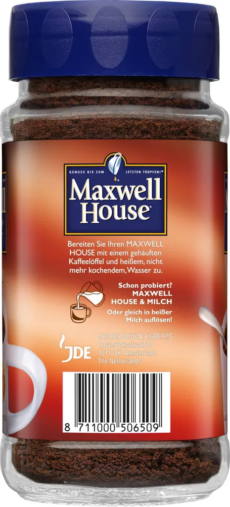 MAXWELL HOUSE Klassisch 6 X 200 G Gläser Löslicher Kaffee Instantkaffee 3 MAXWELL HOUSE Klassisch 6 X 200 G Gläser Löslicher Kaffee Instantkaffee – Bild 3