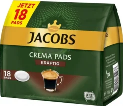 Jacobs Crema Pads Kräftig | 18 Senseo Kompatible Kaffeepads, 118 G -AromaKaffee Angebote Store 76dffdae11197d87ff61a0cc77fde121