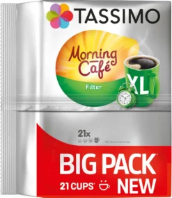 TASSIMO Morning Café XL Big Packs Mix-Paket 3 Sorten 6 Packungen 126 Getränke -AromaKaffee Angebote Store 77198c76d0f68c5018021672c2468ab5 1
