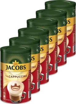 JACOBS Typ Cappuccino 6 X 400 G Dosen Feine Cremigkeit - Viel Schaum -AromaKaffee Angebote Store 78531c8a7c62981108f61278ee6b4e92