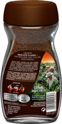 Nescafé® Nescafé Classic | Löslicher Kaffee | 200-g-Glas -AromaKaffee Angebote Store 788e5dd755b49b0ba490c903350104f0