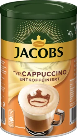Jacobs Cappuccino Kaffee Fein Cremig Entkoffeiniert Inhalt 220g