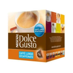 Nescafé® Nescafé Dolce Gusto Lungo Decaffeinato Entkoffeiniert | 16 Kaffeekapseln -AromaKaffee Angebote Store 7a9a7805f4480e943648b9b512138adc