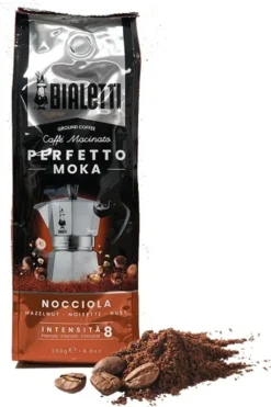Bialetti Perfetto Moka Nocciola, Kaffee Gemahlen, Röstkaffee, Intensität 8, 250 G, 96080321 -AromaKaffee Angebote Store 7bdf1a37b008b3d95b13560321260c8f