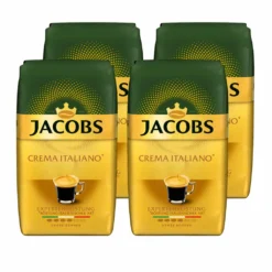 JACOBS Kaffeebohnen Expertenröstung Crema Italiano 4x1kg Ganze Kaffee Bohnen -AromaKaffee Angebote Store 7c4a3e4903e9996fd47cb3b99a4a3b1f