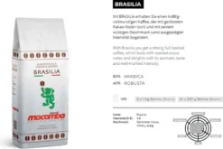 Mocambo Brasilia | Ganze Bohne | 1000g -AromaKaffee Angebote Store 7c7bb326f54e9be340327d6090a5c81f
