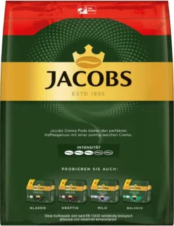 JACOBS Kaffeepads Crema Classic UTZ- 5 X 36 Getränke Pads Vorteilspack -AromaKaffee Angebote Store 7d882e32fb753942dec2700e472eb96c