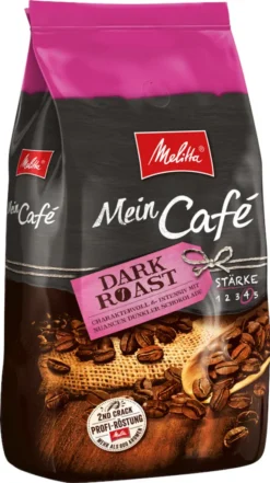 MELITTA Ganze Kaffeebohnen Mein Café Dark Roast 8x1 Kg Charaktervoll Intensiv -AromaKaffee Angebote Store 7f6d2c2a7bfbd08eb44e0f353e8ffc3a