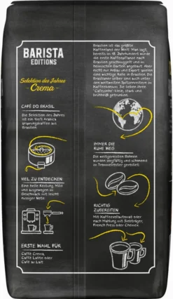 JACOBS Kaffeebohnen Barista Editions Crema Do Brasil 4 X 1 Kg Geröstete Bohnen -AromaKaffee Angebote Store 81088119e76f4adf49f51b0dd31c05d3