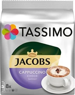 Tassimo Jacobs Cappuccino Choco | 8 T Discs, Kaffeekapseln -AromaKaffee Angebote Store 8380f5c74ecc88431f464e7ab4490c08