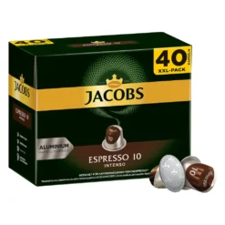 JACOBS Kapseln Espresso Intenso 5 X 40 Nespresso®* Kompatible Kaffeekapseln -AromaKaffee Angebote Store 8499d291f8b8702495416e9e69745b5e