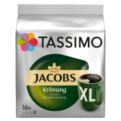 TASSIMO Jacobs Krönung XL 5er Pack Kaffee T Discs Kaffee Kapseln 5 X 16 Getränke -AromaKaffee Angebote Store 8994ff8459479d440ff8702b35815d29