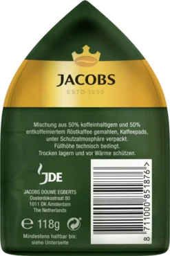 JACOBS Pads Crema Balance 5 X 18 Getränke - 90 Kaffeepads Senseo Kompatibel -AromaKaffee Angebote Store 8a71e6ea0e0c53d5b342d22af0294e66