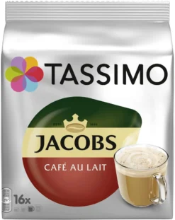 Tassimo Jacobs Café Au Lait | 16 T Discs, Kaffeekapseln -AromaKaffee Angebote Store 8c30c2588485d41b88c1812c730a0e14