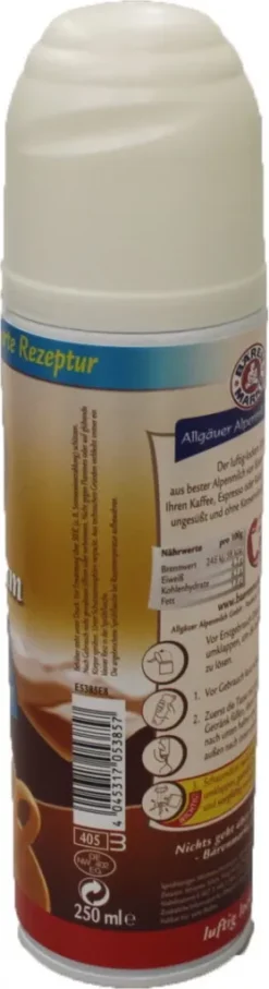 Bärenmarke Der Milch Schaum Luftig Locker In Der Sprühflasche 250ml -AromaKaffee Angebote Store 8d48597d46ef8a8f5d311c5dff751e92