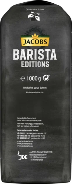 JACOBS Kaffeebohnen Barista Editions Espresso 2 X 1 Kg Espressobohnen Ganze Bohne -AromaKaffee Angebote Store 8e9bfbc8b8605326360badd77fab4bf0