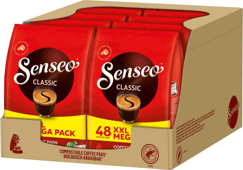 SENSEO Pads Classic Senseopads 10 X 48 Kaffeepads XXL Paket 1 SENSEO Pads Classic Senseopads 10 X 48 Kaffeepads XXL Paket