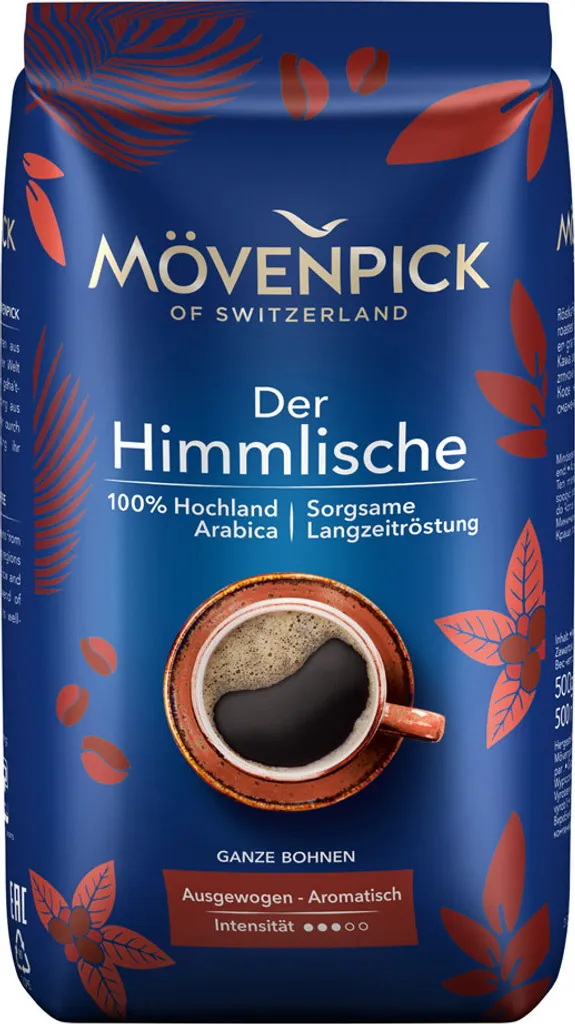 Kaffee DER HIMMLISCHE Von Mövenpick, 500g Bohnen 1 Kaffee DER HIMMLISCHE Von Mövenpick, 500g Bohnen