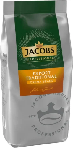 JACOBS Kaffeebohnen Professional Export Traditional Crema Markant 2 X 1 Kg -AromaKaffee Angebote Store 8f359edf3ecf86a957ba17c6daf1652d