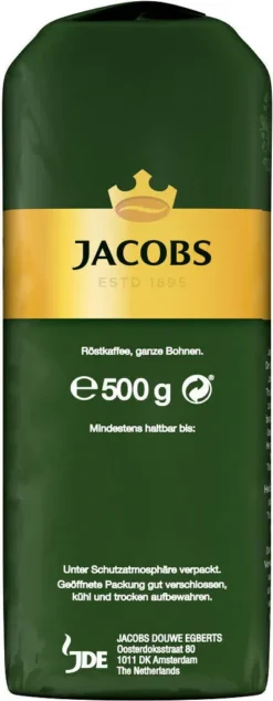 JACOBS Kaffeebohnen Krönung Aroma-Bohnen 6x500g Ganze Kaffee Bohnen Geröstet -AromaKaffee Angebote Store 8f35bcd1f8e3a3079c3400ba4bcd3640