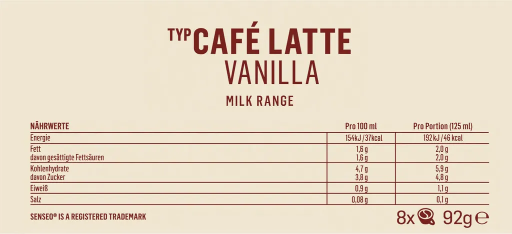 SENSEO Pads Milk Range Vielfaltspaket 5 Sorten Creamy Collection 80 Getränke 6 SENSEO Pads Milk Range Vielfaltspaket 5 Sorten Creamy Collection 80 Getränke – Bild 6